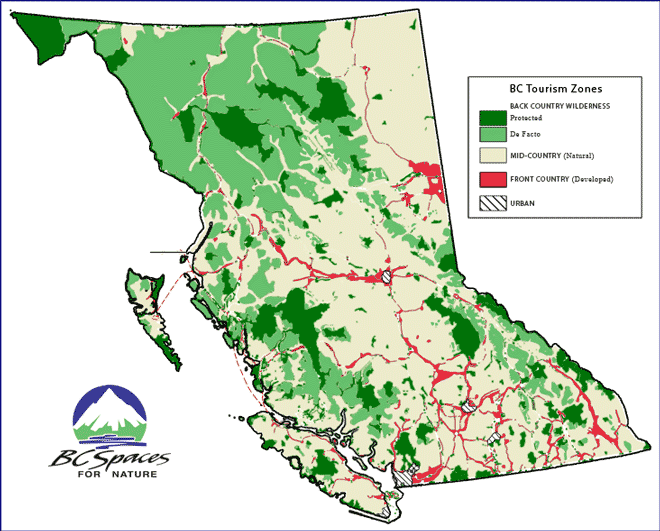BC Spaces for Nature Tourism Reports: Mapping Tourism